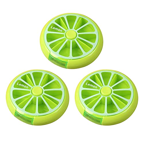 LICHENGTAI Tablettenbox 7 Tage Rund Medikamentenbox 7 Fächer Tablettenbox Pillendosen Tabletten Wochenbox Pillenbox Medikamentenbox für Reise und Tägliches Gebrauch LICHENGTAI Tablettenbox 7 Tage Rund Medikamentenbox 7 Fächer Tablettenbox Pillendosen Tabletten Wochenbox Pillenbox Medikamentenbox für Reise und Tägliches Gebrauch von LICHENGTAI