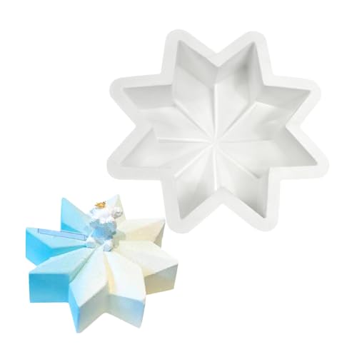 LICHENGTAI Weihnachts Silikonform, Lebensmittelqualität Mousse Kuchenform Langlebig und Leicht zu Entformen Desserts Backform für Weihnachtsdekoration Familienfeier von LICHENGTAI