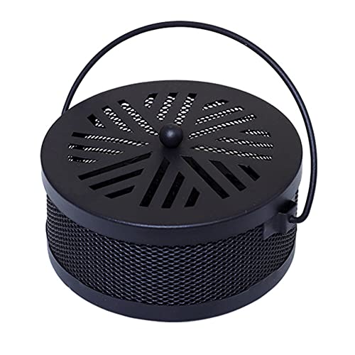 Moskito Spulenhalter mit Deckel, Mosquito Coil Halter Sandelholz Metall-Räucherstäbchenhalter Räucherspiralen Halter, Räucherstäbchenhalter Mückenspirale Behälter klassisch für Hausgartencamping Moskito Spulenhalter mit Deckel, Mosquito Coil Halter Sandelholz Metall-Räucherstäbchenhalter Räucherspiralen Halter, Räucherstäbchenhalter Mückenspirale Behälter klassisch für Hausgartencamping von LICHENGTAI