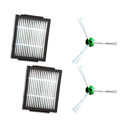 LICHIFIT Filter Hauptrollbürste Seitenbürste Zubehör Kits Ersatzteile für iRobot Roomba I Serie iRobot i7 E5 E6 von LICHIFIT