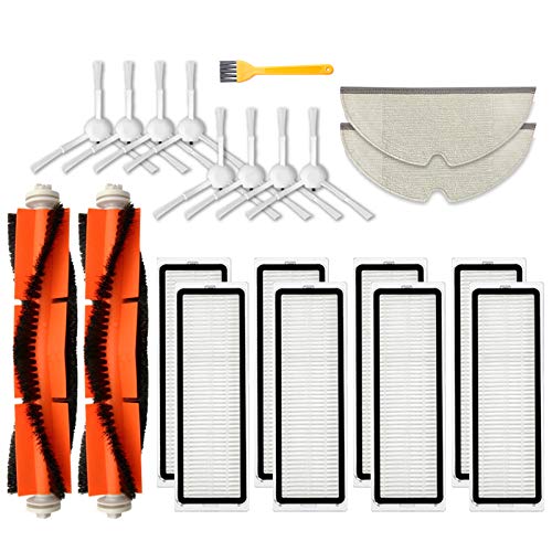 LICHIFIT Wischtuch Roller Bürste Seitenbürste Hepa Filter für Dreame F9 Roboter Staubsauger Ersatz Reinigungszubehör Kits von LICHIFIT