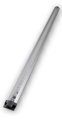 LED Licht Leisten Set 2 x 50 cm (á 5,5 W) | Unterbaulampe dimmbar 12 V | Küchen-Unterbauleuchte flach mit integrierter Point Touch Dimming Funktion | inklusive Netzadapter & Kabelverbinder | von LICHT DISCOUNT
