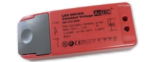 LED Trafo 12V AcTEC 20W für LED Einbaustrahler Lampen Leuchtmittel LED Strips Bänder Streifen von LICHT DISCOUNT