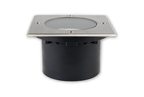 LICHT DISCOUNT Dimmbar 7 W GX53 230V LED Bodeneinbaustrahler Eckig IP65 flach neutral weiß Bodenleuchte für Garten Weg Leuchte LICHT DISCOUNT Dimmbar 7 W GX53 230V LED Bodeneinbaustrahler Eckig IP65 flach neutral weiß Bodenleuchte für Garten Weg Leuchte von LICHT DISCOUNT