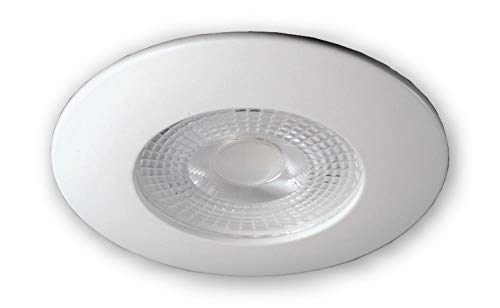 LICHT DISCOUNT Dimmbarer LED Einbaustrahler Step-Dimming | Dimmen ohne Dimmer - 3-Stufen Dimmung möglich 100/50/10% | Einbauleuchte Einbau-Spot 230V neutralweiß 7W weiß | von LICHT DISCOUNT