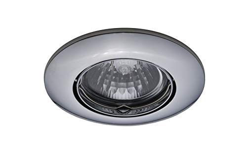 Einbaustrahler GU4 MR11 Spot 12V Chrom glänzend für Halogen oder LED Leuchtmittel Einbaulampe für Deckenmontage Rund Einbauspot Energiesparendes Beleuchtungssystem Einbaustrahler GU4 MR11 Spot 12V Chrom glänzend für Halogen oder LED Leuchtmittel Einbaulampe für Deckenmontage Rund Einbauspot Energiesparendes Beleuchtungssystem von LICHT DISCOUNT