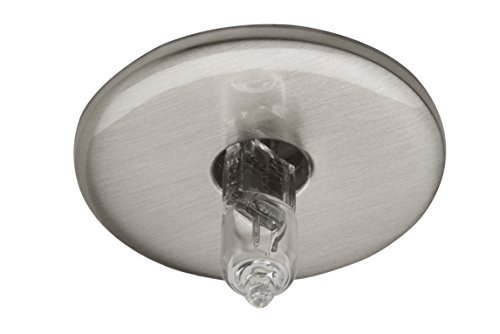 LICHT DISCOUNT Halogen mini Einbaustrahler Sternenhimmel 12V 10er Set alu gebürstet - Aussenmass 40 mm - Lieferung inkl. Trafo, Sternchen Spots, 10 Watt G4 Stiftsockel Halogen Leuchtmittel von LICHT DISCOUNT