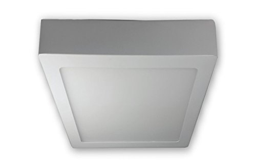 LICHT DISCOUNT LED Aufbauleuchte Aufbauspot 18 Watt | 2800K Warmweiß | Moderne Deckenlampe Panel weiß | Aufbaustrahler Eckig 230V aus Aluminium | Deckenleuchte Deckenpanel Aufputz | LICHT DISCOUNT LED Aufbauleuchte Aufbauspot 18 Watt | 2800K Warmweiß | Moderne Deckenlampe Panel weiß | Aufbaustrahler Eckig 230V aus Aluminium | Deckenleuchte Deckenpanel Aufputz | von LICHT DISCOUNT