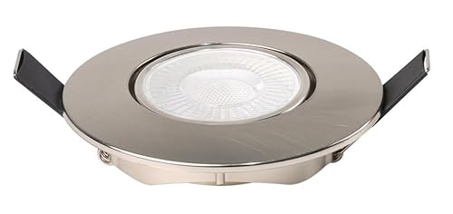 LICHT DISCOUNT LED Einbaustrahler Alu gebürstet schwenkbar 230V 4,5W warmweiss 380 Lumen 3000K flache Bauweise nur 23-40 mm Einbautiefe Deckenspot Strahler LICHT DISCOUNT LED Einbaustrahler Alu gebürstet schwenkbar 230V 4,5W warmweiss 380 Lumen 3000K flache Bauweise nur 23-40 mm Einbautiefe Deckenspot Strahler von LICHT DISCOUNT