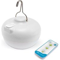 Licht-erlebnisse - Akku Leuchtmittel led tragbar mit Haken Magnet ø 11 cm 2700 k dimmbar Fernbedienung usb IP54 Campingleuchte von LICHT-ERLEBNISSE