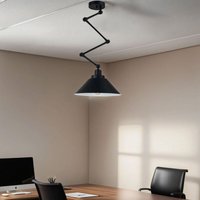 Deckenlampe panto Schwarz 1,1m Wohnzimmer Leuchte - Schwarz von LICHT-ERLEBNISSE
