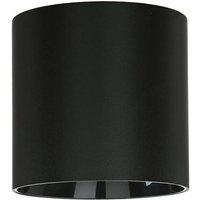 Licht-erlebnisse - Deckenspot Schwarz ø 12,7 cm GU10 Metall Modern Deckenlampe Aufputz Küche Flur - Schwarz von LICHT-ERLEBNISSE