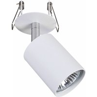 Licht-erlebnisse - Einbauspot Decke Metall Weiß GU10 Flur Küche - Weiß von LICHT-ERLEBNISSE