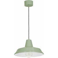 Hängeleuchte ø 36 cm E27 Grün Küche Metall Industrial Design Pendelleuchte - Grün von LICHT-ERLEBNISSE