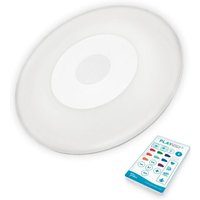 Licht-erlebnisse - led Poolleuchte Akku dimmbar Farbwechsel rgb ø 39 cm rund kabellos tragbar IP67 Fernbedienung Modern Außenlampe Außenleuchte von LICHT-ERLEBNISSE