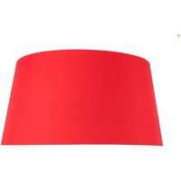 Licht-erlebnisse - Lampenschirm für Stehlampe Pendelleuchte 60 cm rund konisch Rot Stoff Textil Schirm - Rot von LICHT-ERLEBNISSE