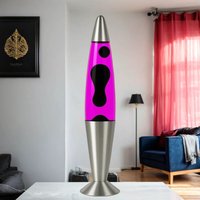 Lavalampe Schwarz Pink 42 cm Retro Design Tischleuchte Magmalampe Lavalampe Schwarz Pink 42 cm Retro Design Tischleuchte Magmalampe von LICHT-ERLEBNISSE