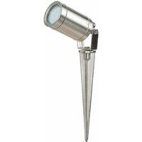 Außenleuchte Erdspieß verstellbar IP64 GU10 Echt-Messing Gartenstrahler von LICHT-ERLEBNISSE