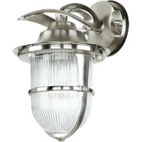 Licht-erlebnisse - Außenleuchte Messing Glas Maritim E27 IP64 Wandlampe Haus Garten Eingang Licht-erlebnisse - Außenleuchte Messing Glas Maritim E27 IP64 Wandlampe Haus Garten Eingang von LICHT-ERLEBNISSE