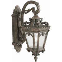 Außenwandlampe E27 IP44 Braun Hof Terrasse Glas Aluminium Vintage Außenwandlampe E27 IP44 Braun Hof Terrasse Glas Aluminium Vintage von LICHT-ERLEBNISSE