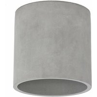 Betonlampe Deckenleuchte Zylinder - Beton von LICHT-ERLEBNISSE