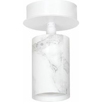 Licht-erlebnisse - Deckenlampe GU10 Grau Weiß Marmor Optik Metall Deckenleuchte Flur Wohnzimmer Licht-erlebnisse - Deckenlampe GU10 Grau Weiß Marmor Optik Metall Deckenleuchte Flur Wohnzimmer von LICHT-ERLEBNISSE