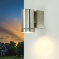 Licht-erlebnisse - Downlight außen Messing massiv h: 10 cm GU10 Außenwandleuchte Licht-erlebnisse - Downlight außen Messing massiv h: 10 cm GU10 Außenwandleuchte von LICHT-ERLEBNISSE