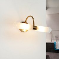 Licht-erlebnisse - Elegante Wandlampe Spiegelleuchte Badezimmer - Messing von LICHT-ERLEBNISSE