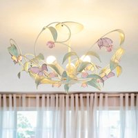 Licht-erlebnisse - Florale Deckenleuchte summer Ø64cm 3-flmg von LICHT-ERLEBNISSE