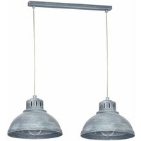 Hängeleuchte sven in Grau-Patina 2-flmg Esstisch von LICHT-ERLEBNISSE