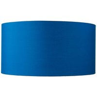 Lampenschirm für Stehlampe Pendelleuchte 60 cm rund Zylinder Blau - Navy Blau von LICHT-ERLEBNISSE