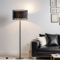 Moderne Stehlampe Schwarz Wohnzimmer145 cm klein mina - Schwarz von LICHT-ERLEBNISSE