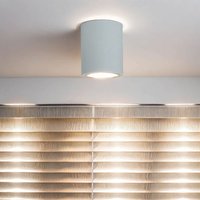 Runde Bauhaus Deckenleuchte Deckenlampe Küche in Weiß - Weiß von LICHT-ERLEBNISSE