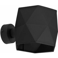 Licht-erlebnisse - Wandlampe Schwarz Stoff Up Down h: 15 cm klein E27 Wandleuchte Schlafzimmer Licht-erlebnisse - Wandlampe Schwarz Stoff Up Down h: 15 cm klein E27 Wandleuchte Schlafzimmer von LICHT-ERLEBNISSE