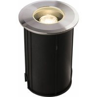 Licht-erlebnisse - led Strahler fiona Chrom Aluminium IP67 Leuchte - Schwarz, Chrom von LICHT-ERLEBNISSE