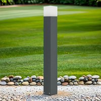 Pollerleuchte eckig H: 83 cm IP44 E27 Aluguss Acryl Wegeleuchte Stehleuchte Stehlampe außen Pollerleuchte eckig H: 83 cm IP44 E27 Aluguss Acryl Wegeleuchte Stehleuchte Stehlampe außen von LICHT-ERLEBNISSE