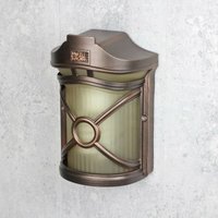 Rustikale Außen Wandleuchte Braun Antik IP44 - Braun Antik, Creme von LICHT-ERLEBNISSE