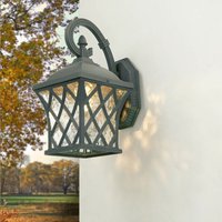 Licht-erlebnisse - Rustikale Außenwandlampe Laterne Hof Garten Balkon - Anthrazit von LICHT-ERLEBNISSE