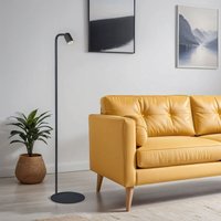 Stehleuchte 140 cm klein schwenkbar Schwarz GU10 Stehlampe Wohnzimmer von LICHT-ERLEBNISSE