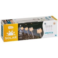 New Garden Gretita Solar Erdspieß Leuchte, 4er Pack Weiß von LICHT-TREND