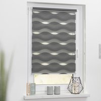 Doppelrollo Duo Welle anthrazit B/L: ca. 70x150 cm Doppelrollo Duo Welle anthrazit B/L: ca. 70x150 cm von LICHTBLICK