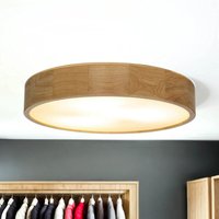 Licht-erlebnisse - Deckenlampe in Eiche 3-flammig rund Wohnzimmer von LICHT-ERLEBNISSE