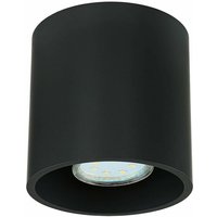 Licht-erlebnisse - Deckenspot GU10 Schwarz Aluminium Modern Küche Flur Beleuchtung Strahler Deckenlampe - Schwarz von LICHT-ERLEBNISSE