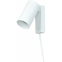 Wandlampe mit Schalter Kabel Weiß verstellbar Modern GU10 Spot Wandleuchte Leselampe Bett Sofa - Weiß von LICHT-ERLEBNISSE