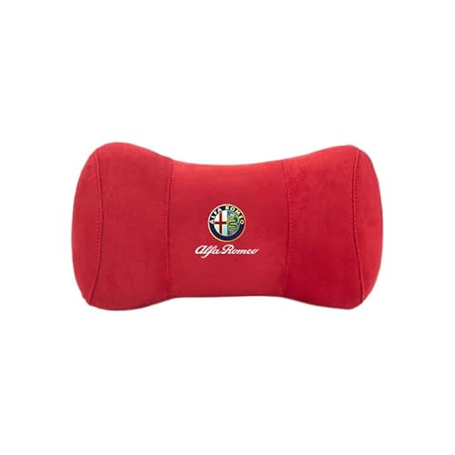 Auto Nackenkissen für Alfa Romeo Stelvio Giulia Giulietta Sportiva Mito, Autositz Kopfstütze, Bequeme Auto Kissen Rücken Taille Kissen Unterstützung, Weiche Kopfkissen Zum Fahren Und Reisen,B Red Auto Nackenkissen für Alfa Romeo Stelvio Giulia Giulietta Sportiva Mito, Autositz Kopfstütze, Bequeme Auto Kissen Rücken Taille Kissen Unterstützung, Weiche Kopfkissen Zum Fahren Und Reisen,B Red von LICOME