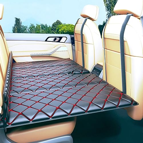 LICOME Auto-Klappbett, Auto-Camping-Matratze auf dem Rücksitz, Zusammenklappbares Hinteres Schlaf-Reisebett, Auto-Rücksitz, Auto-Außenschlafbett, kann Sich auf Reisen ausruhen, Farbe: Schwarz LICOME Auto-Klappbett, Auto-Camping-Matratze auf dem Rücksitz, Zusammenklappbares Hinteres Schlaf-Reisebett, Auto-Rücksitz, Auto-Außenschlafbett, kann Sich auf Reisen ausruhen, Farbe: Schwarz von LICOME