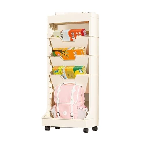 Aktenschränke Abnehmbarer Schreibtisch-Organizer, Buch-Organizer, Home-Organizer mit Bücherregal auf Rollen von LICONG-2020