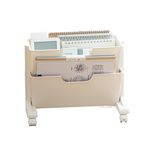 Aktenschränke Aktenregale unter dem Schreibtisch, bewegliche Bücherregale, Bodenwagen for Ordnen und Aufbewahren(29cm) von LICONG-2020