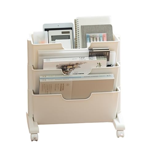 Aktenschränke Aktenregale unter dem Schreibtisch, bewegliche Bücherregale, Bodenwagen for Ordnen und Aufbewahren(39cm) von LICONG-2020