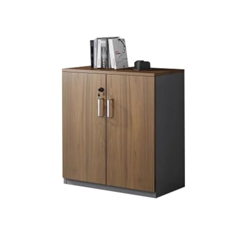 Aktenschränke Büro-Kurzschrank, Druckerschrank, Lagerschrank, bodenstehender Aktenschrank aus Holz mit abschließbarem Schubladenschrank Aktenschränke Büro-Kurzschrank, Druckerschrank, Lagerschrank, bodenstehender Aktenschrank aus Holz mit abschließbarem Schubladenschrank von LICONG-2020